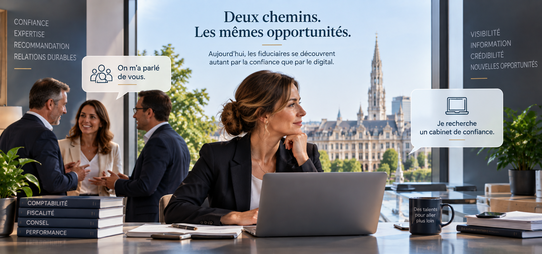 Publicité pour expert-comptable en Belgique : peut-on encore se développer uniquement par le bouche-à-oreille ?
